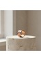 New Series Copper Beige Brown Simple Patterned Wide Form Adjustable Ring - 2