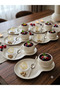 Porcelain 4-Piece Bowl and Presentation Plate Set - 2