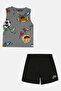 Toddlers Boy 2 Pcs Graphic Print T-Shirt And Shorts Set, Multicolor - 2
