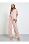 Light Pink Relaxed Fit Shirt and Trouser Modest Set - 3