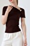 Women's Sandy Buckle Draped Blouse - 4