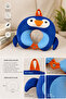 Children's Neck Pillow Patterned Plush Travel U Pillow - 3