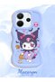 Redmi Note 14 4g Compatible Case Camera Protector Blue Silicone Couple Phone Case Cartoon Pattern - 2