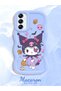 Samsung Galaxy A14 5g Compatible Case Camera Protector Blue Silicone Couple Phone Case Cartoon Pattern - 2