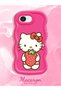 iPhone 17E Compatible Case Camera Protector Red Silicone Couple Phone Case Kitty Pattern - 2