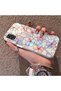 Samsung Galaxy A31 Compatible Silicone Edge Hard Back Case Couple Phone Case with Floral Pattern - 2