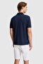 Men's Navy Blue Regular Fit Polo Neck T-Shirt 50322392-Vr033 - 5
