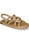 Republic Bodrum Women's Handmade Rope Drawstring Straw Sandals Beige - 6