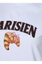 Cotton T-shirt with Typographic Embroidery - 2