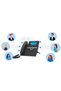 C66GP Flagship Gigabit IP Phone – 4.3" Large Color Display, 15+ SIP Accounts, Dual Gigabit Ports, PoE, HD Voice Executive VoIP Desk Phone for Reception & Business - 4