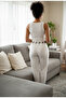 Women's Tasmanian Pants and Strap Lycra Camisole Bamboo Viscon Pajama Set - 4