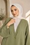 Women's Kimono Comfortable Fit Summer Aerobin Hijab Set Sb0047 - 3