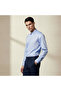 Men Regular Fit Collared Textured Long Sleeve Shirt