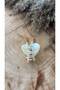 Heart-Shaped Hair Clip with Shiny Acrylic Clasp - 2