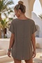 Mink Pool Collar Low Sleeve Washable Dirty Stitched Casual Cotton Long Back Woven Blouse 60 60 - 6