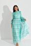 Pano Desen Silk Chiffon Dress Mint - 2