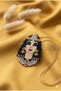Handmade Miyuki Bead Special Design Necklace with Cleopatra Figure - 3