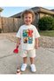 Construction Vehicle Printed Kids Oversize T-Shirt – Unisex - 2
