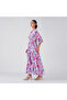 Green Patchwork Floral Geometric Maxi Dress - 3