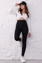3-Pack Advantage Package Women's No-Show Extra Flexible High Waist Ribbed Leggings - 3