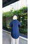 Women's Linen Shirt Dress & Tunic with Special Embroidery Detail 100% Cotton Fabric Code:Js26Gomlekelbi̇se - 5