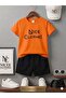 Summer Children's T-Shirt Shorts Unisex (Dotted Nice Printed)