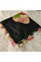 Handmade Needlework Writing, Scarf, Yemeni, Mevlit Cover, Head Cover, 4 Sides Embroidered, 100% Cotton, 100*100cm - 3