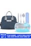 -Insulated Lunch Bag with 304 Stainless Steel Bento Lunch Box – 4-Compartment Leak-Resistant Food Container with Stainless Steel Cutlery Set - 2