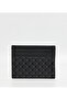 Black Men's Card Holder Emblem Aop Coated Ew Card Case - 4
