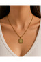 Letter B Necklace Gold Color Steel Non-Tarnish Letter Necklace - 3
