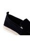 Suede Leather Men's Casual Shoes Navy Blue - 5