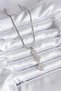 316L Steel Silver Color Italian Chain Zircon Stone Clover Model Women's Necklace - 2