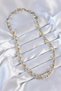 Vip Series Brass Double Color Zircon Stone Hollow Heart Design Necklace - 2