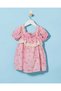 Infant Girls Pink Floral Dress And Bloomer Set - 5