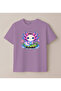 Axolotl Cute Sea Creature Design Printed Kids T-Shirt (4-13 Years)