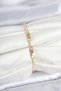 Brass Gold Color Flower Model Waterway Women's Bracelet - 2