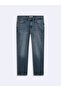 Renar L Tapered Slim Mid Waist Mid Indigo Jean Pants