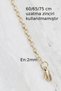Steel Italian Classic Laser Textured Ring Necklace 2 mm Gold Color |   Anti-Tarnish, Male, 2 Years Warranty - 3
