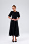 Lace Dress, Miidi, Balloon Sleeve, Stylish Trendy Model