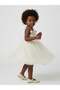 Girl's Design Tulip Detailed Evening Dress - 3