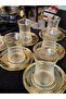 12 Piece Gold Crystal Tea Cup Set for 6 People - 4