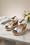 Shoe Basket 2019 Women's 7 cm Wedge Heel Comfortable Summer Sandals - 5