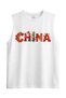 China Cultural Symbols Sleeveless Tank Top