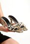 Double Cross Slippers with 7cm Heels, Goblet-Shaped Shoes, New Season - 3