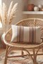 Colorful Knitted Lace Detailed Cotton Decorative Hidden Zipper Throw Pillow Cover 35X55 cm - 7