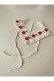 Bohemian Triangle Bandana with Cherry Pattern - 3