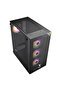 Vento Vg3400S, 750W, 80 Plus, Black, Tempered Glass, Rgb, Atx, Tower, Gaming Case - 3