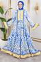 Hale Viscose Dress Blue