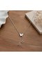 Elvara Butterfly Pendant Women's Necklace 316L Stainless Steel Elegant Necklace - 3