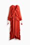 Oversized flounced dress - 6